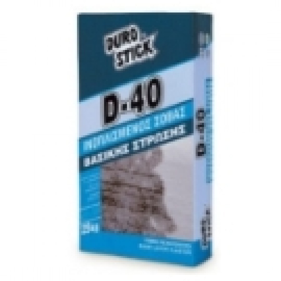 Durostick D-40 basic layer plaster  WHITE REPAIR PLASTERS