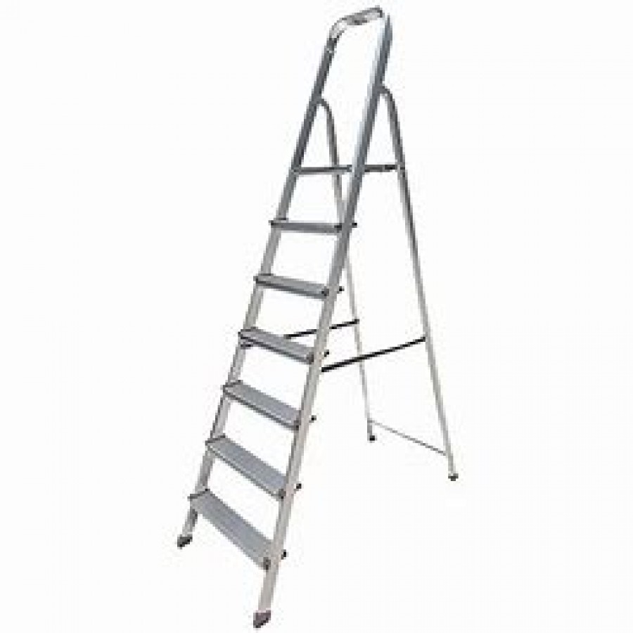 Aluminum Ladder Profal-Eco 6+1 steps Houseware